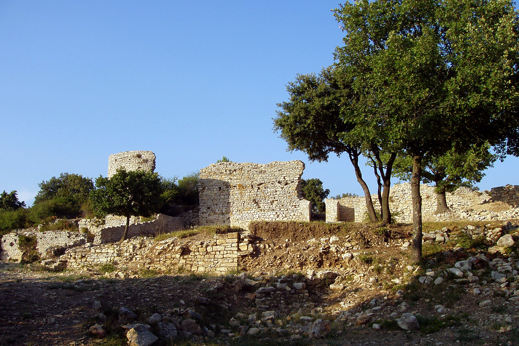 The view towards the Ceasar's Camp forum