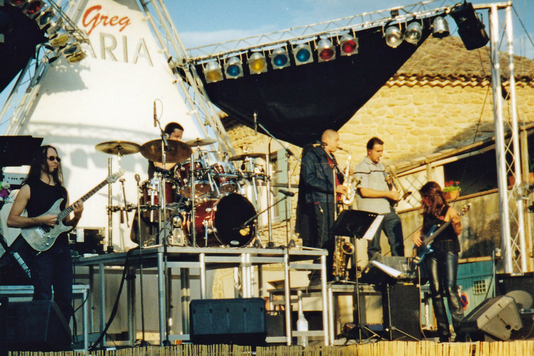 Band Greg Aria on Bastille Day
