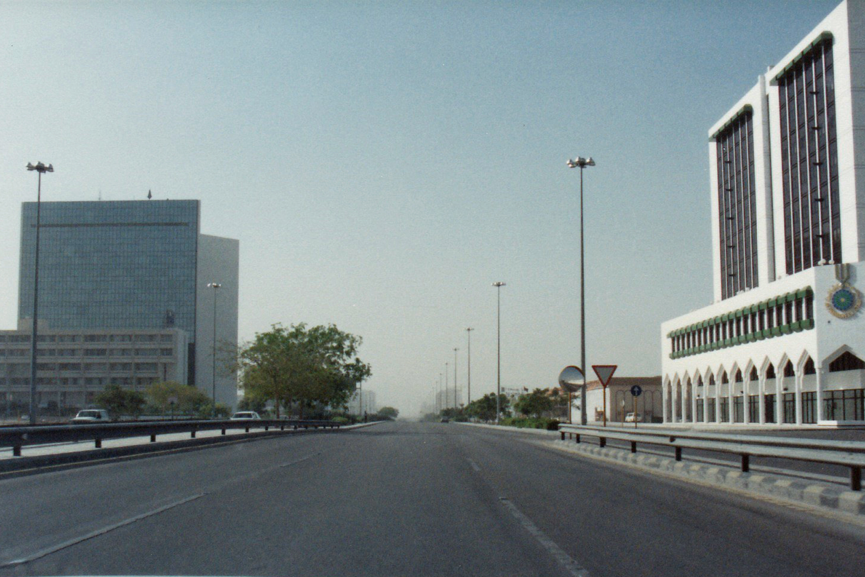 King Faisal Foundation building on left.