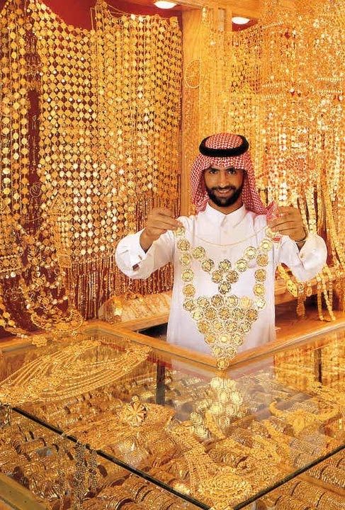 Riyadh's gold souk.